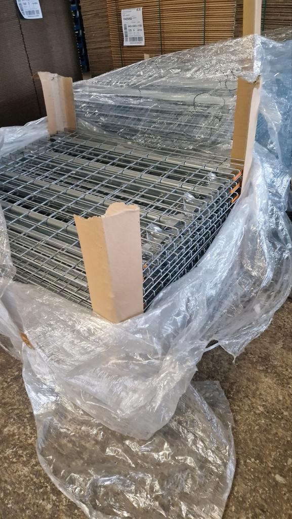 Metalen gaaslegborden voor in palletstelling 1100mm, Zakelijke goederen, Kantoor en Winkelinrichting | Magazijn, Stelling en Opslag