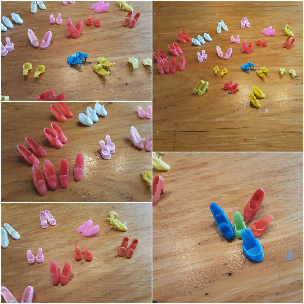 23 Vintage 'barbie' schoentjes, Ophalen of Verzenden, Gebruikt, Accessoires