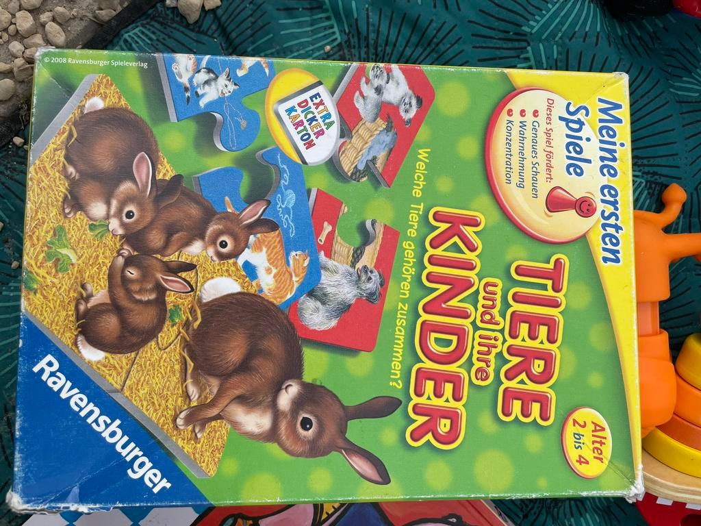 Ravensburger Mijn Eerste Spelletjes: Dieren Puzzel, Ophalen, Minder dan 10 stukjes, Gebruikt, 2 tot 4 jaar