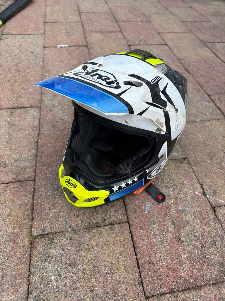 Arai MX-V Offroadhelm Maat M, Motoren, Kleding | Motorhelmen, M, Arai, Offroadhelm, Ophalen of Verzenden