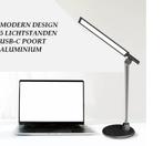 Restpartij 7x LED Bureaulamp Aluminium – Nieuw | USB-C, Ophalen of Verzenden, Nieuw, 50 tot 75 cm