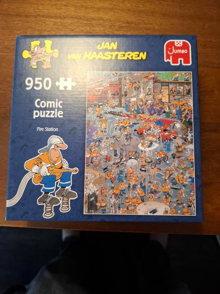 Jan van Haasteren puzzel - Fire Station 950 stukjes, Hobby en Vrije tijd, Denksport en Puzzels, Ophalen of Verzenden