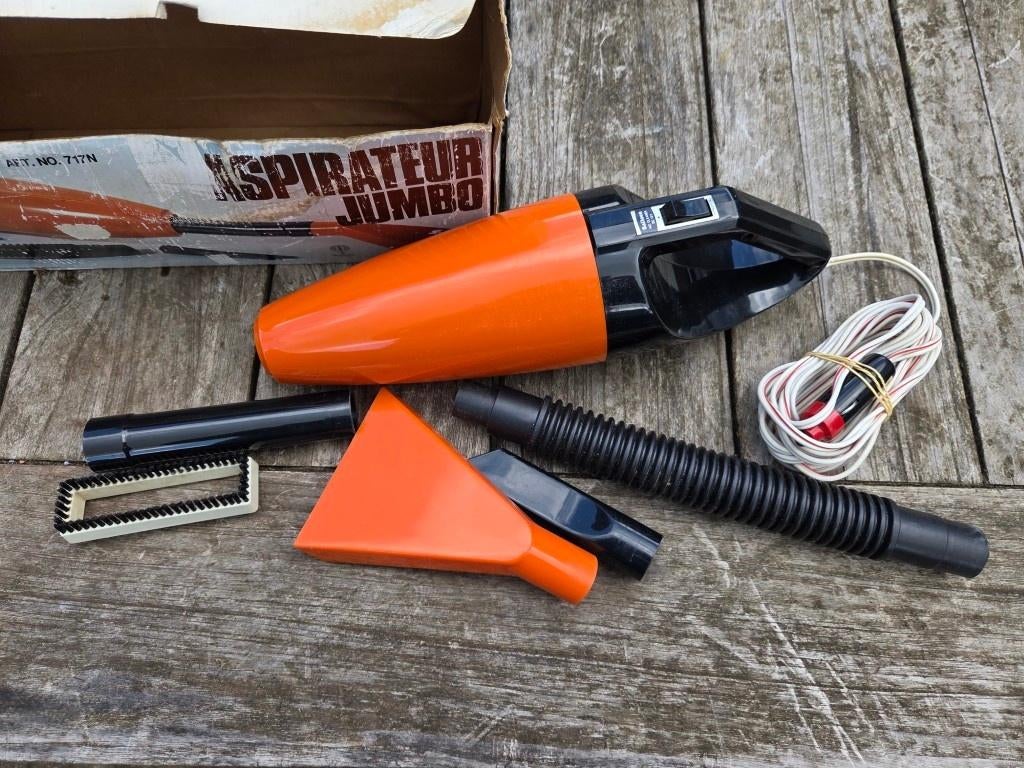 Stofzuiger Vintage 12v VW T1 T2 T3 hymer etc, Ophalen, Gebruikt