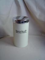 Vintage beige Brabantia beschuitbus jaren 60, Ophalen of Verzenden, Gebruikt, Overige, Overige merken