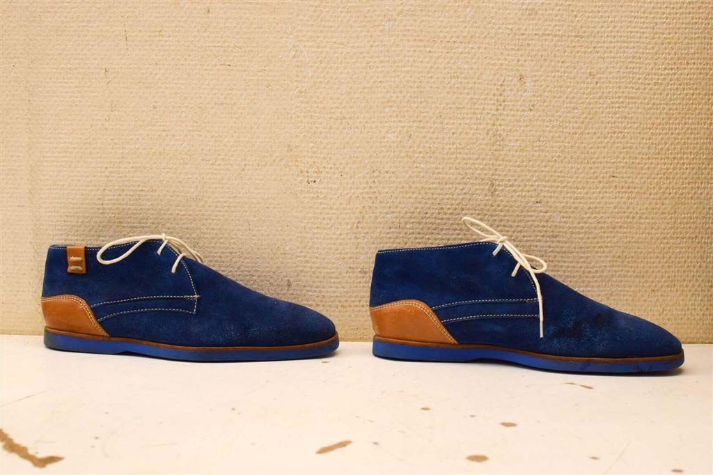 Floris van Bommel herenschoenen 30359, Kleding | Heren, Sokken en Kousen, Ophalen of Verzenden, Gedragen, Maat 43 t/m 46, Bruin