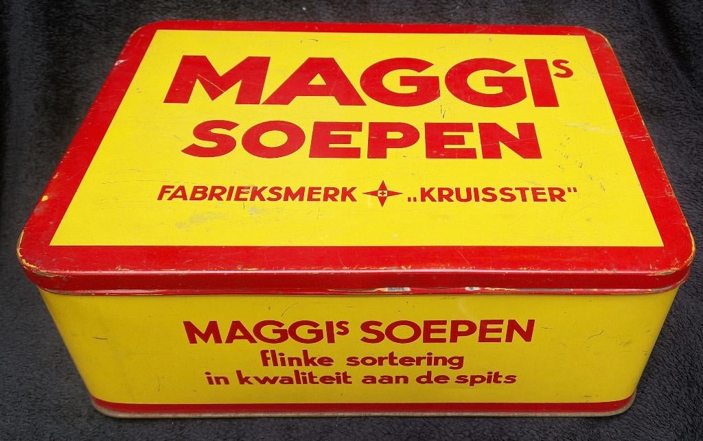 Opvallend GROOT reclame winkelblik MAGGI prachtige conditie!, Ophalen of Verzenden, Gebruikt, Overige