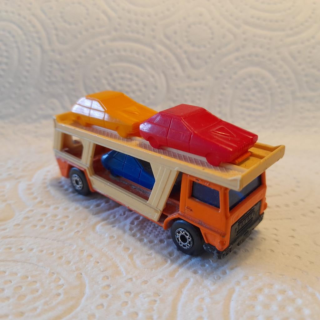 Matchbox Lesney Bedford car transporter, Ophalen of Verzenden, Gebruikt, Auto