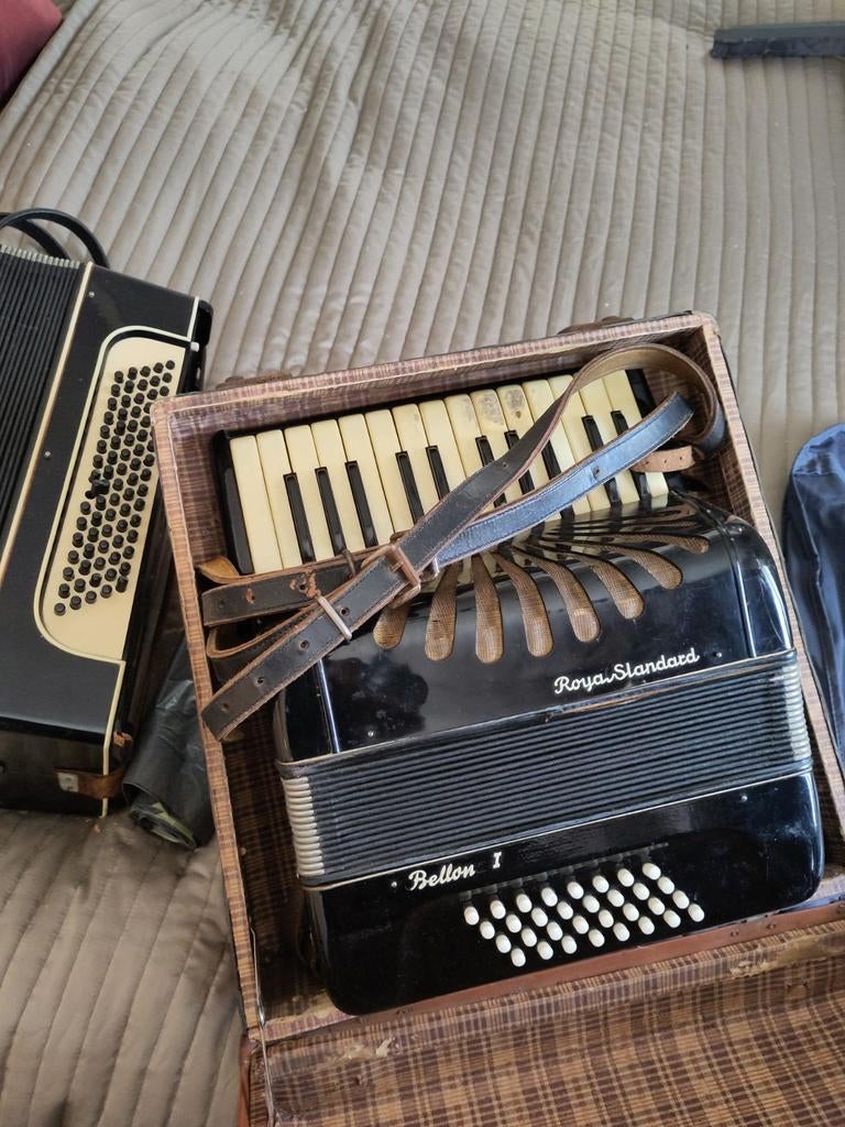 Antieke Royal Standard Bellona I Accordeon met koffer, Muziek en Instrumenten, Accordeons, Gebruikt, Toetsaccordeon, Overige formaten