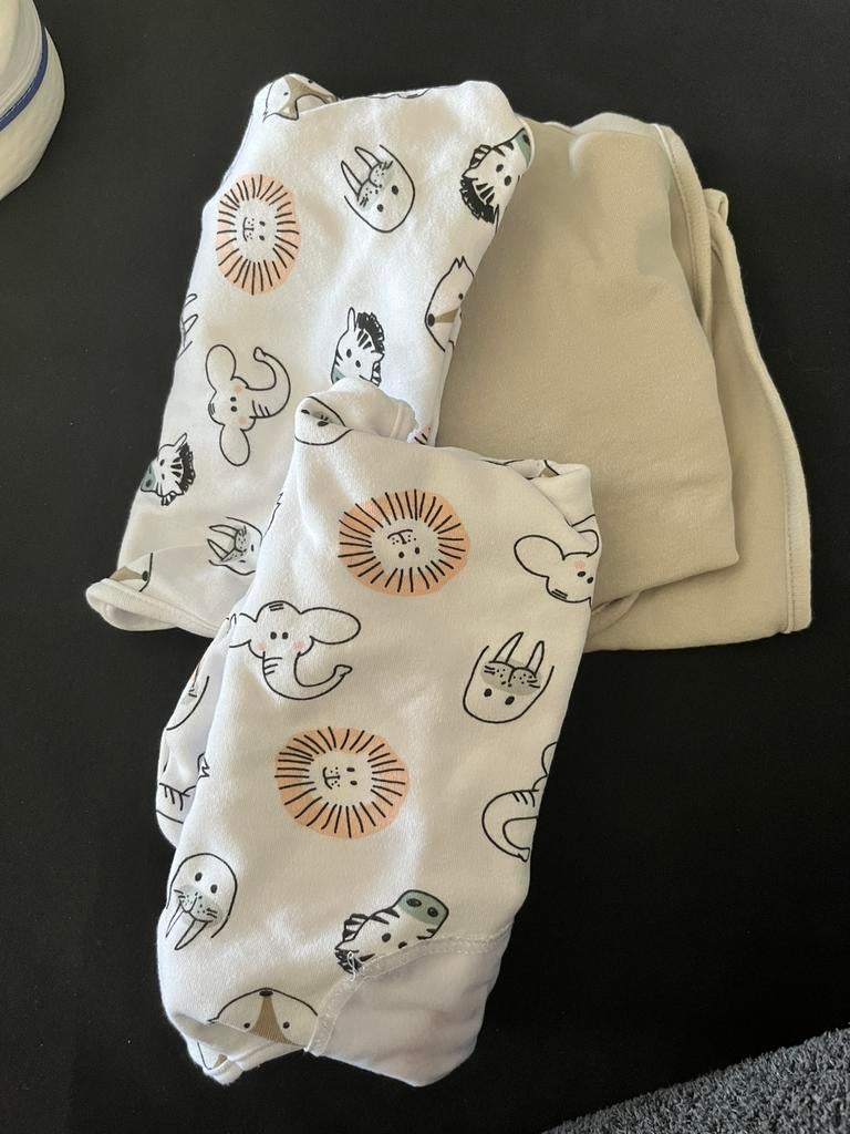 Meyco swaddle inbakerdoeken, Ophalen of Verzenden, Zo goed als nieuw, Minder dan 70 cm, Bakerzak of Bakerdoek