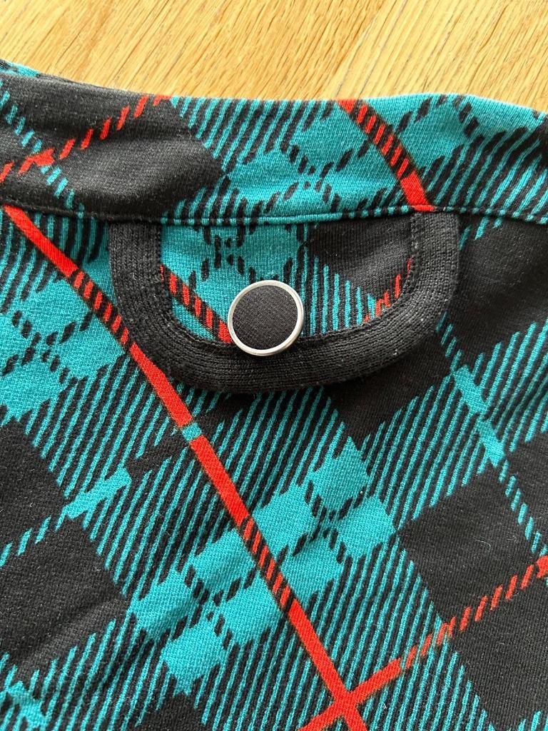 King Louie maat M geruite koker rok 334, Kleding | Dames, Rokken, Maat 38/40 (M), Blauw, Ophalen of Verzenden, Zo goed als nieuw