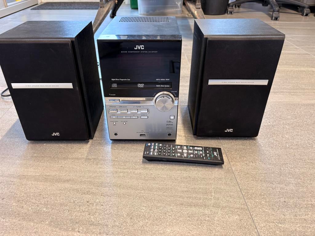 Mini HiFi-set met geïntegreerde CD/DVD-speler JVC UX-G950V, Audio, Tv en Foto, Stereo-sets, Gebruikt, JVC, Ophalen of Verzenden