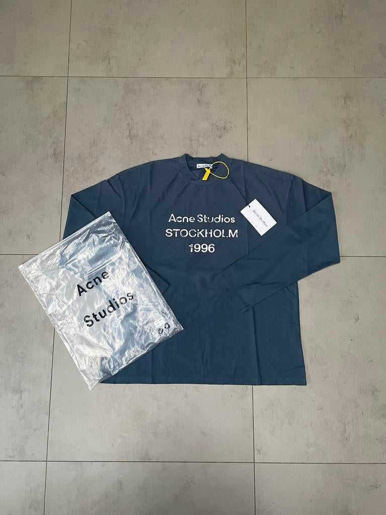 Acne Studios longsleeve - Maat S, Kleding | Heren, T-shirts, Ophalen of Verzenden, Zo goed als nieuw, Maat 46 (S) of kleiner, Blauw