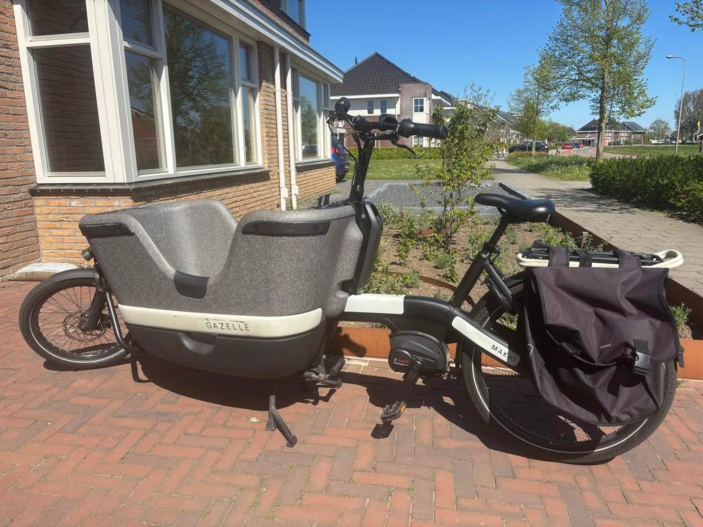 Gazelle Makki Bakfiets - Ideaal voor gezinnen, Ophalen, Gebruikt, Elektrisch, 2 kinderen