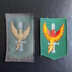 Set schouderemblemen Phoenix OOCL, Ophalen of Verzenden, Landmacht, Nederland, Embleem of Badge