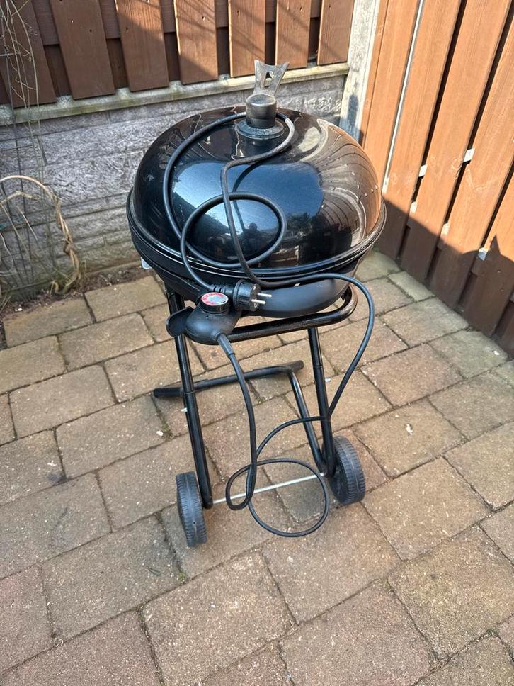 Barbeceau elektrische barbecue met wielen, Tuin en Terras, Elektrische barbecues, Gebruikt, Ophalen
