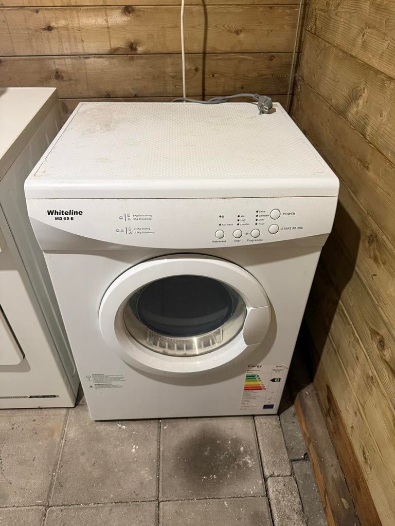 Whitelin MD 65E Condensdroger - 6 kg inhoud, Ophalen, 6 tot 8 kg, Gebruikt, Voorlader