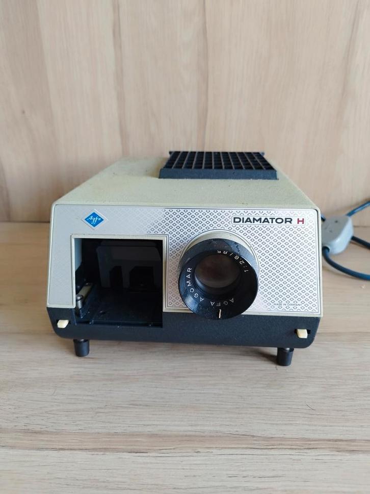 Agfa Diamator H Diaprojector - Vintage, Audio, Tv en Foto, Diaprojectors, Gebruikt, Ophalen of Verzenden