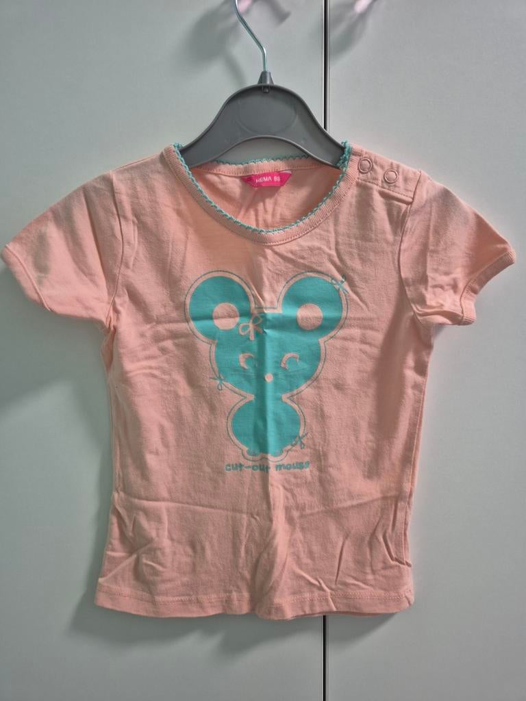 Leuk HEMA shirtje maat 86, Meisje, Schoenen, Ophalen of Verzenden, Zo goed als nieuw