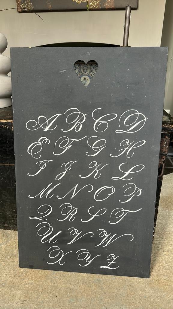 Grijs tekstbord, Huis en Inrichting, Woonaccessoires | Tekstborden en Spreuken, Ophalen, Gebruikt