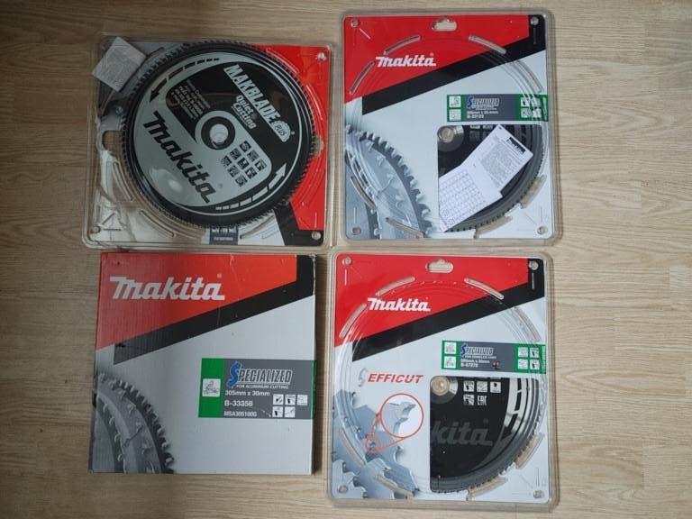 Makita B-08850 B-67278 B-333358 B-23123 zaagbladen RVS Hout, Nieuw, Ophalen of Verzenden, Makita, 30 tot 70 mm