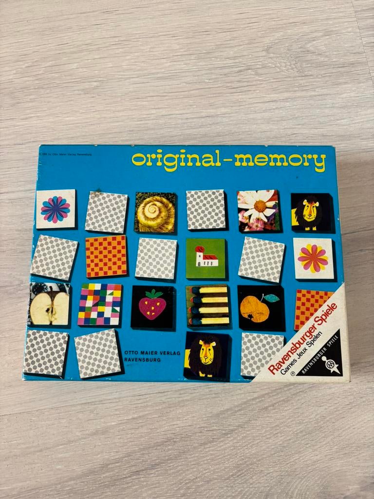 Vintage Ravensburger Original Memory (1959) – compleet, Hobby en Vrije tijd, Ophalen of Verzenden, Zo goed als nieuw