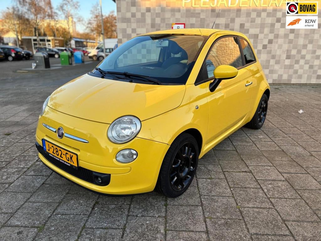 Fiat 500 1.2 Naked|Airco|Leer|Carplay|Lm|Koppeling VV|Apk, Voorwielaandrijving, Gebruikt, 1242 cc, 840 kg