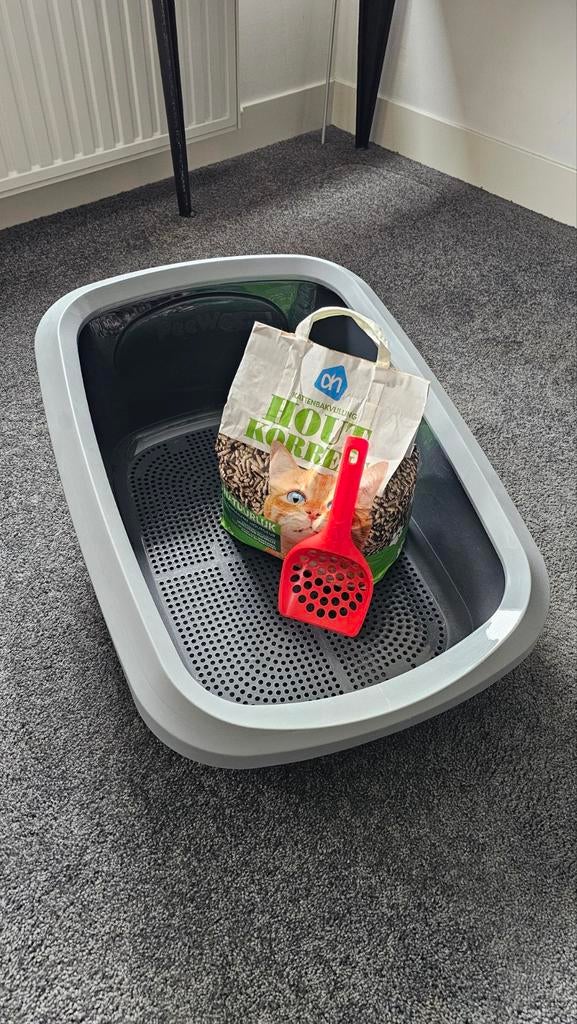 Peewee kattenbak xxl, Dieren en Toebehoren, Kattenbakken, Ophalen, Gebruikt, Open