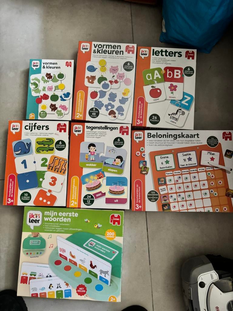 Grote serie Jumbo Ik leer spellen (6 stuks), Ophalen of Verzenden, Zo goed als nieuw, Taal en Lezen