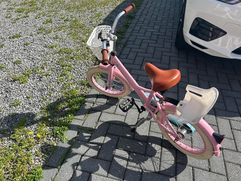 Meisjesfiets Super Super in goede staat, Fietsen en Brommers, Fietsen | Meisjes, Ophalen, Zo goed als nieuw, 16 inch
