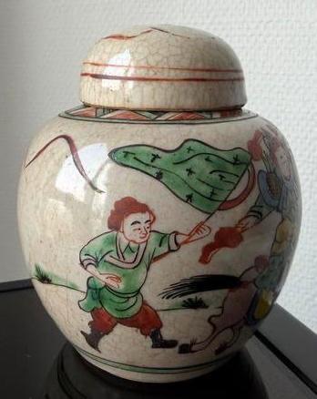 Vintage chinese gemberpot Locurna - Bojan, Verzenden