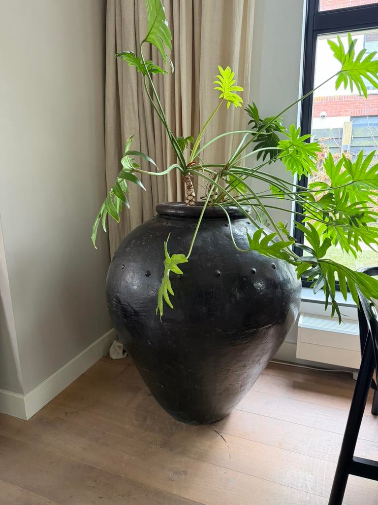 XXL aardewerk pot 110 hoog, Tuin en Terras, Bloempotten, Ophalen, Gebruikt, 40 cm of meer, Rond