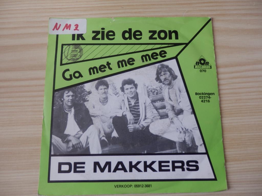 De Makkers- ik zie de zon, Verzenden, 7 inch, Single, Zo goed als nieuw