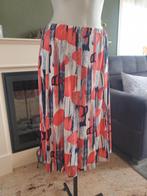 Bassini mooie gekleurde rok blauw roze 40 M, Maat 38/40 (M), Overige kleuren, Verzenden, Zo goed als nieuw