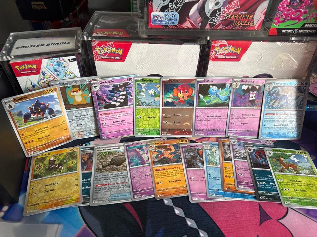 Pokémon kaarten, diverse kaarten, Ophalen of Verzenden, Gebruikt, Meerdere kaarten, Foil