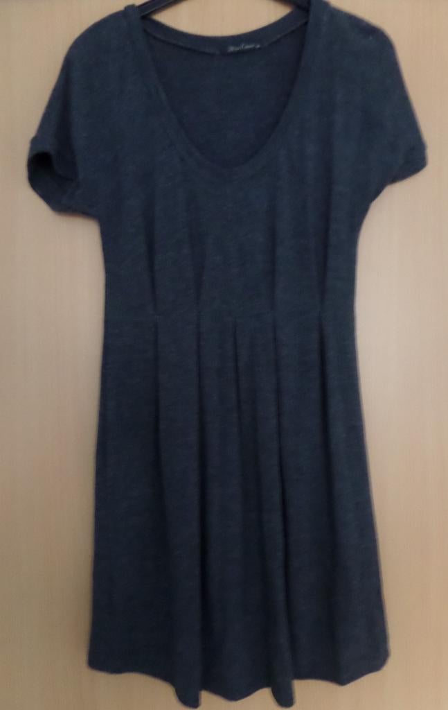 Donkergrijze soepelvallende jurk maat 38: ALS NIEUW, Maat 38/40 (M), Ophalen of Verzenden, Zo goed als nieuw, Grijs