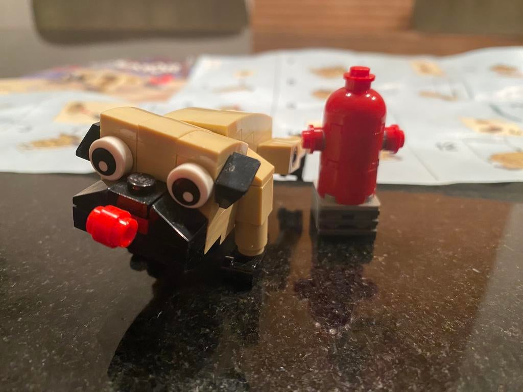 Lego creator polybag set 30542, mopshond en een brandkraan., Ophalen of Verzenden, Zo goed als nieuw