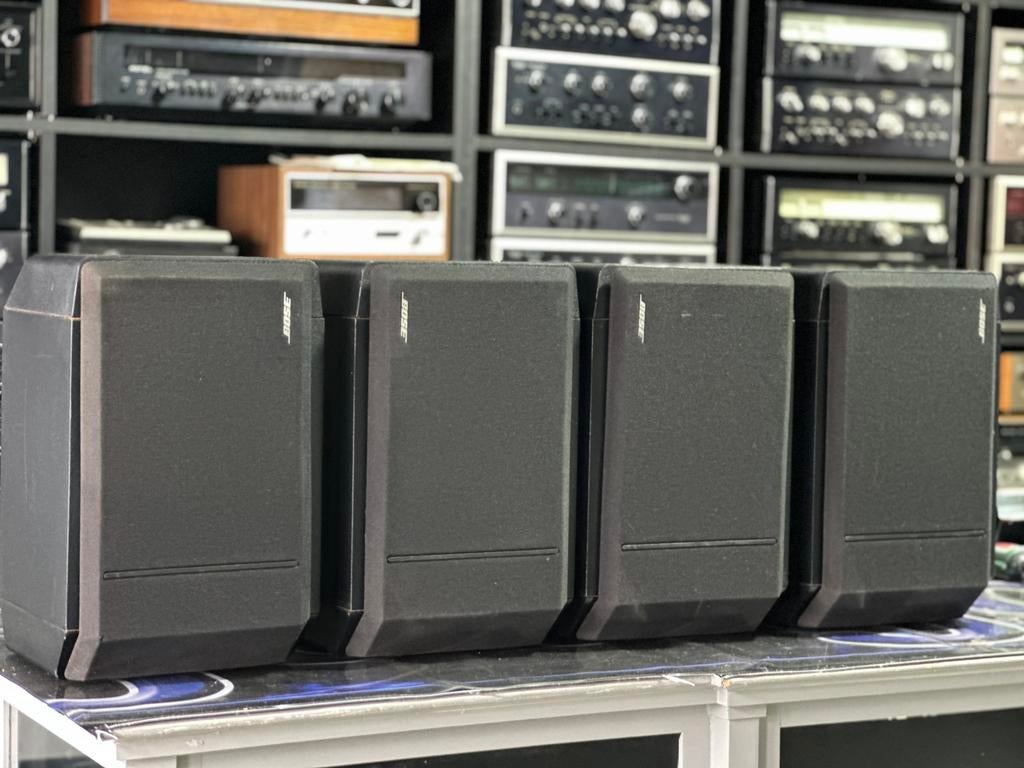 Bose 301 Series IV – Zwart – 4 Stuks (2 Sets), Audio, Tv en Foto, Luidsprekers, Bose, Zo goed als nieuw, Bose, Front, Rear of Stereo speakers