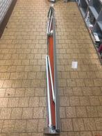 Gebruikt knikarmscherm - Oranje doek, Ophalen, Gebruikt, Voorheuvel 48, 150 tot 300 cm