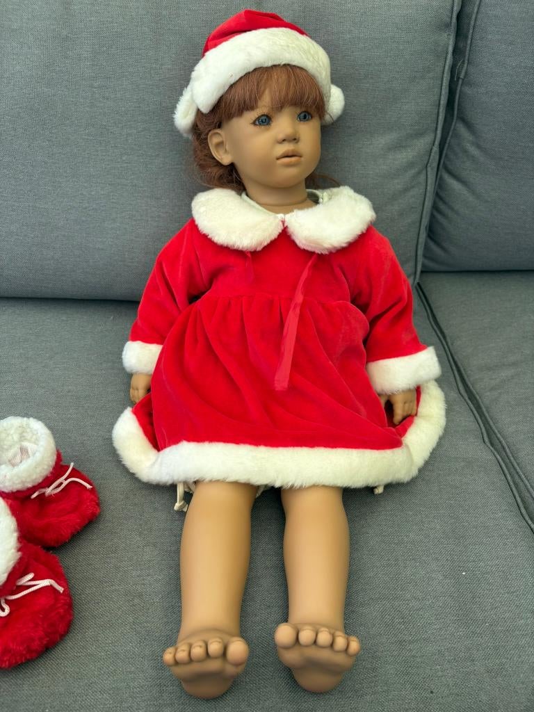 Annette Himstedt Lilliane liliane ong 68cm., Verzamelen, Poppen, Ophalen of Verzenden, Gebruikt, Pop, Levensecht of Reborn