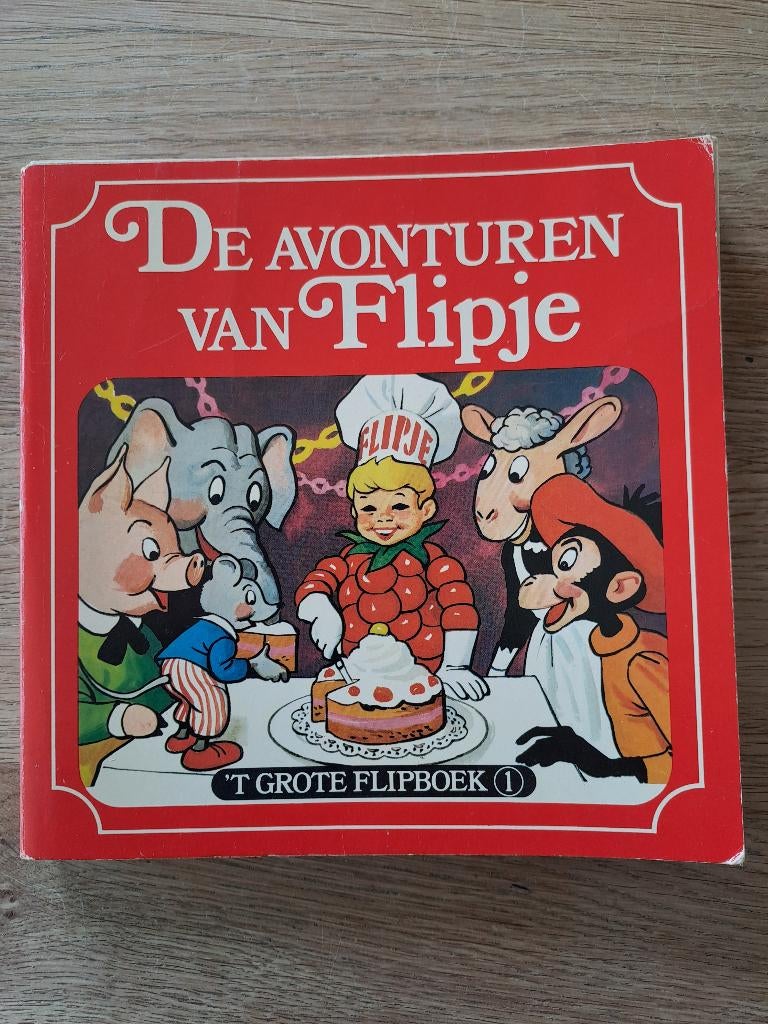 DE AVONTUREN VAN FLIPJE TIEL, 'T GROTE FLIPBOEK 1., Eén stripboek, Ophalen of Verzenden, Gelezen, De Betuwe.
