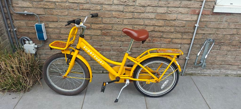 Supersuper kinderfiets 18 inch, Ophalen, Gebruikt, 16 tot 20 inch