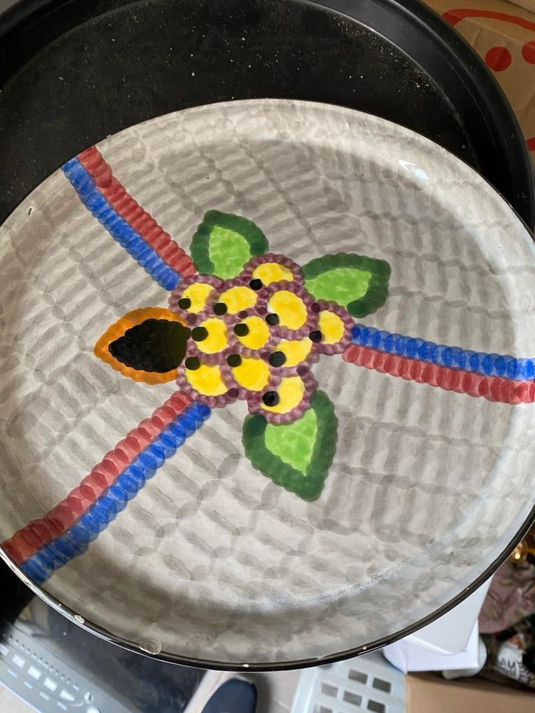 Majolika wandbord Schramberg, Ophalen of Verzenden