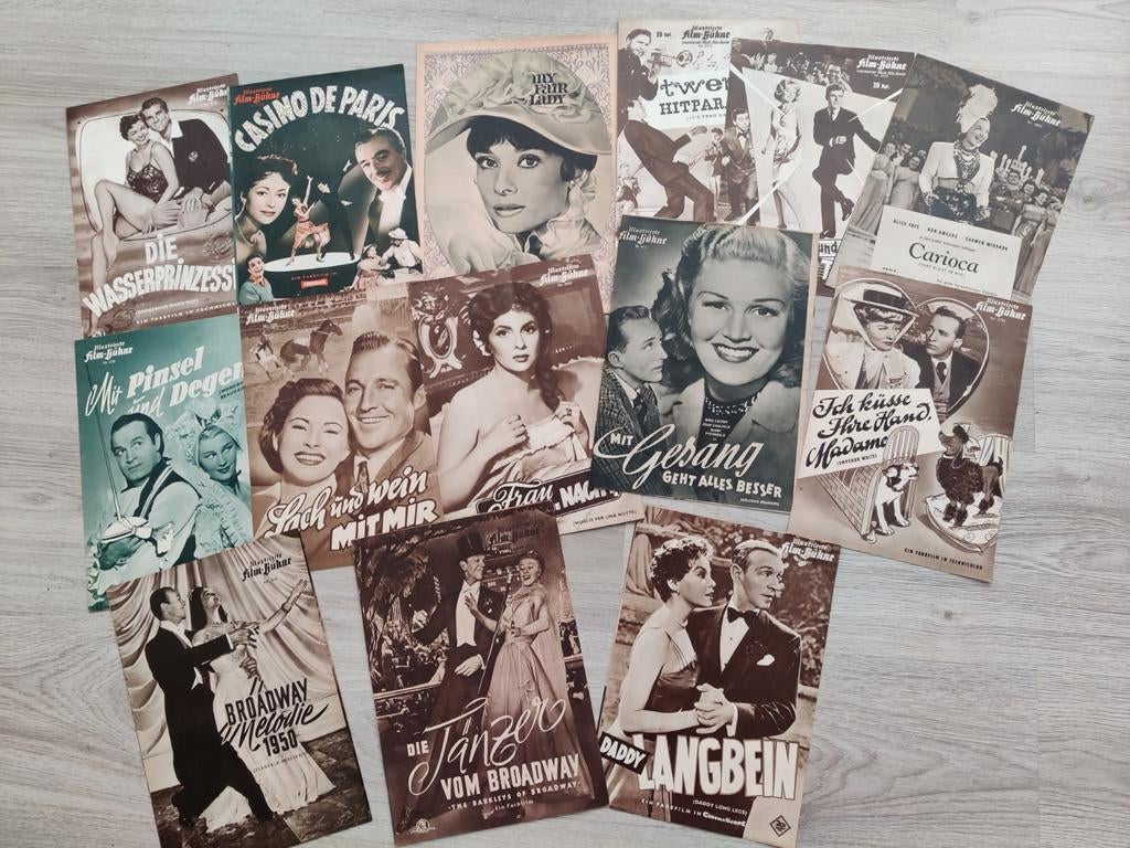 Vintage filmbladen oa Film Bühne, Ophalen of Verzenden