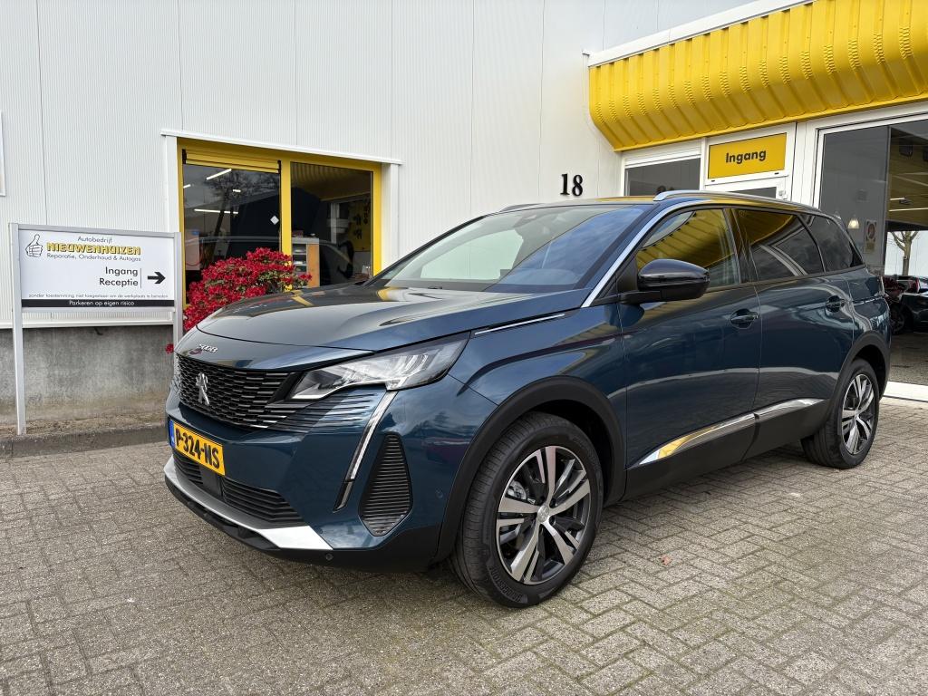 Peugeot 5008 1.2 PT Allure 7 Persoons Automaat Trekhaak Navi, Automaat, Euro 6, 1199 cc, Blauw