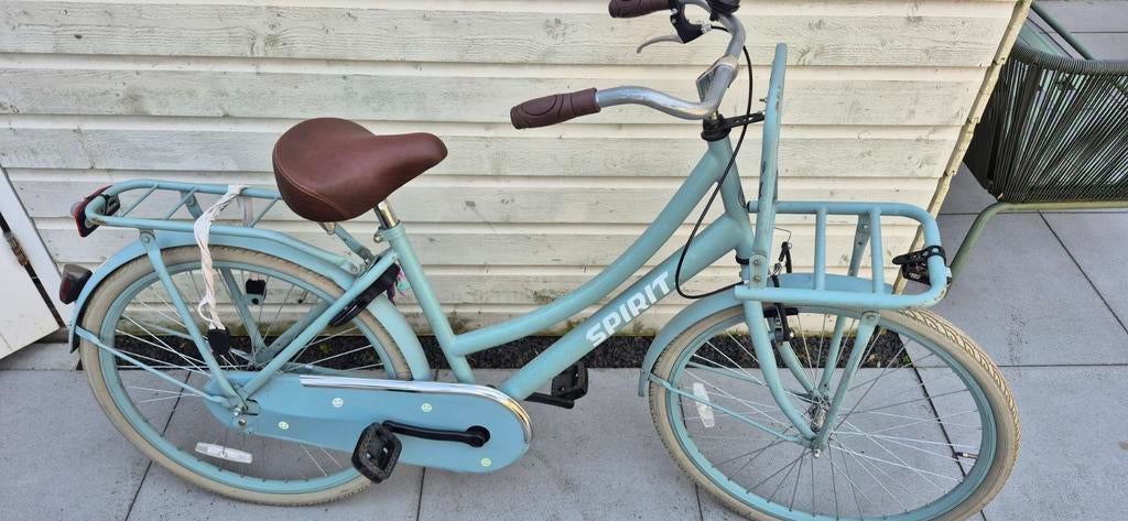 Spirit transportfiets damesfiets 28 inch lichtblauw, Ophalen, Gebruikt, Terugtraprem, Overige merken