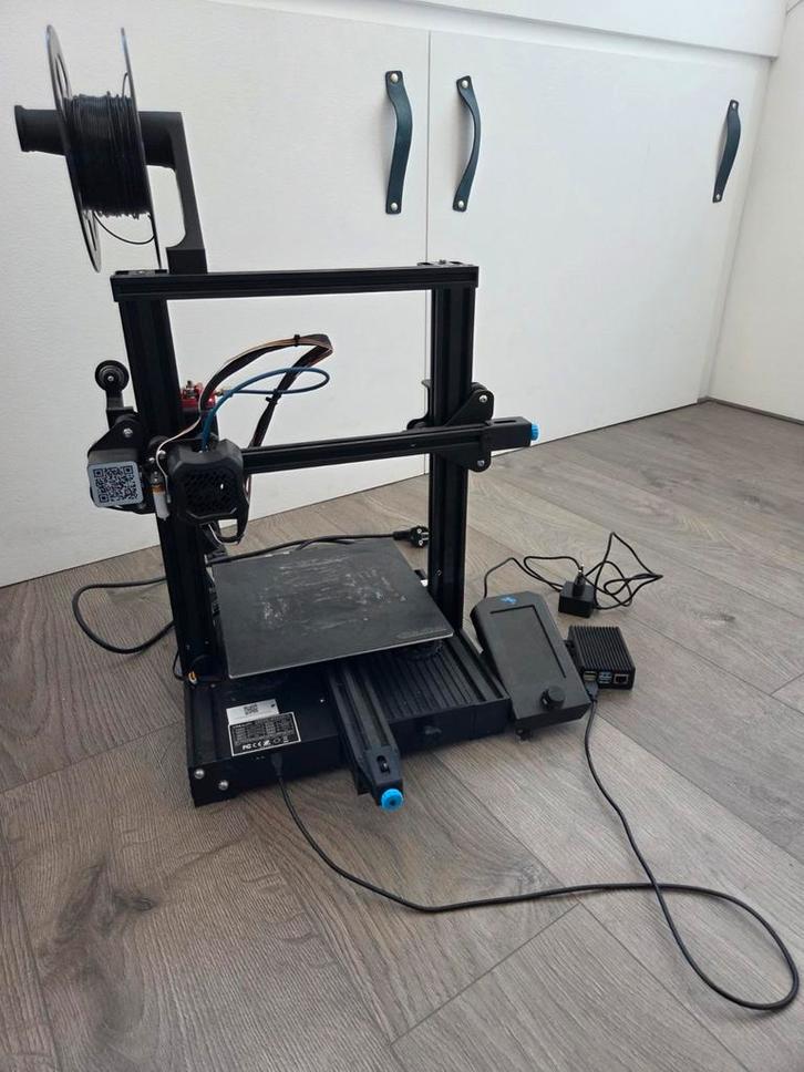 Creality Ender 3 V2 met BLtouch en Raspberry Pi- Prima Staat, Computers en Software, 3D Printers, Zo goed als nieuw, Ophalen of Verzenden