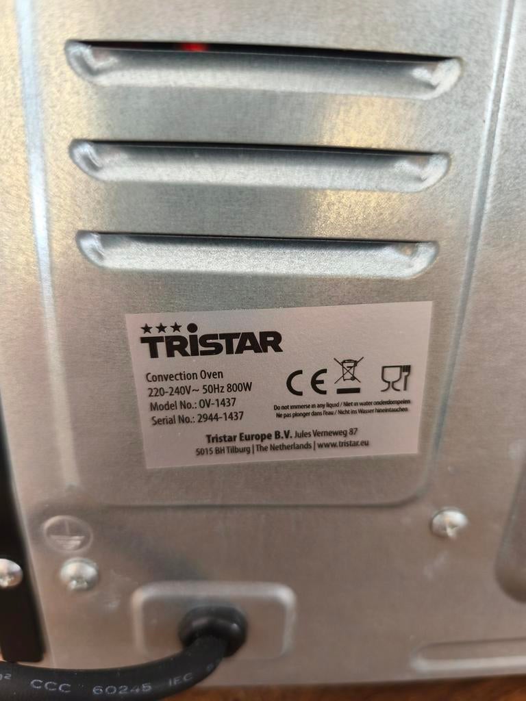 Tristar Convectie Oven OV-1437 - Compact en Krachtig, Caravans en Kamperen, Ophalen, Gebruikt