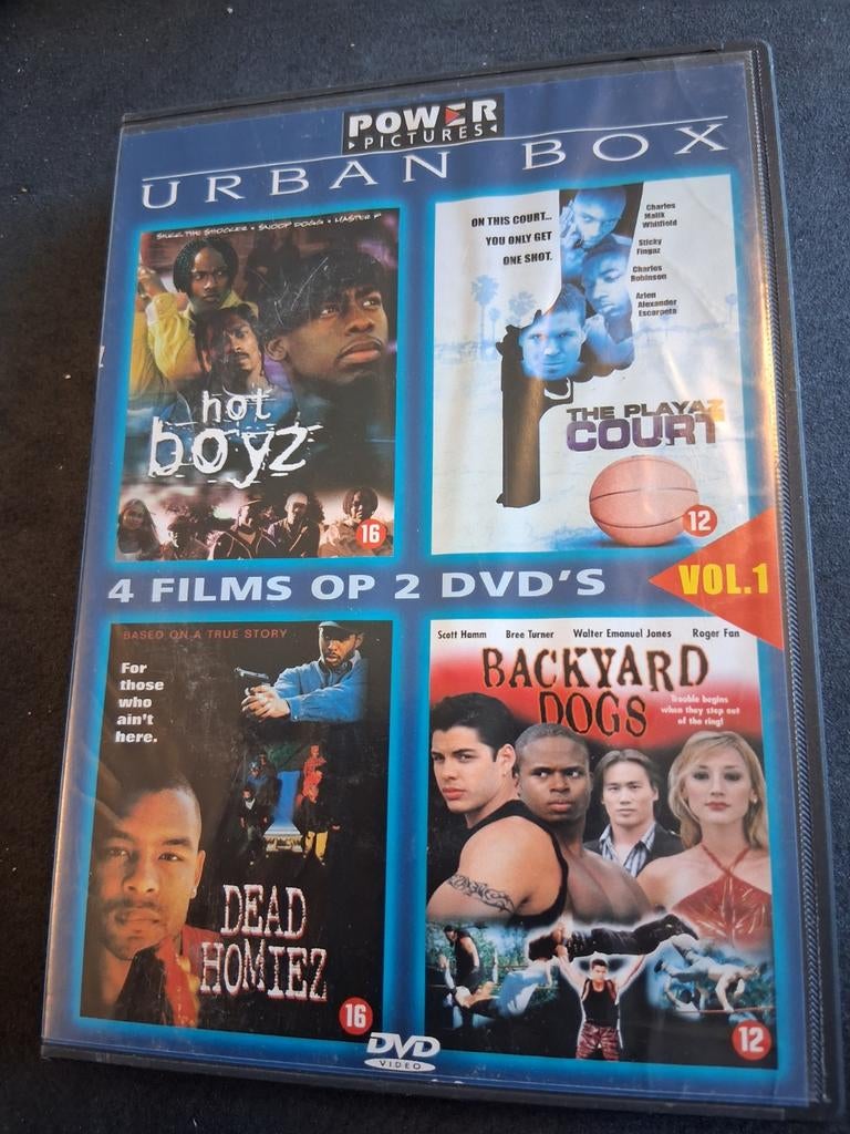 Urban Box Vol. 1: 4 films op 2 DVD's (Hot Boyz, etc.), Gebruikt, Vanaf 16 jaar, Boxset, Drama