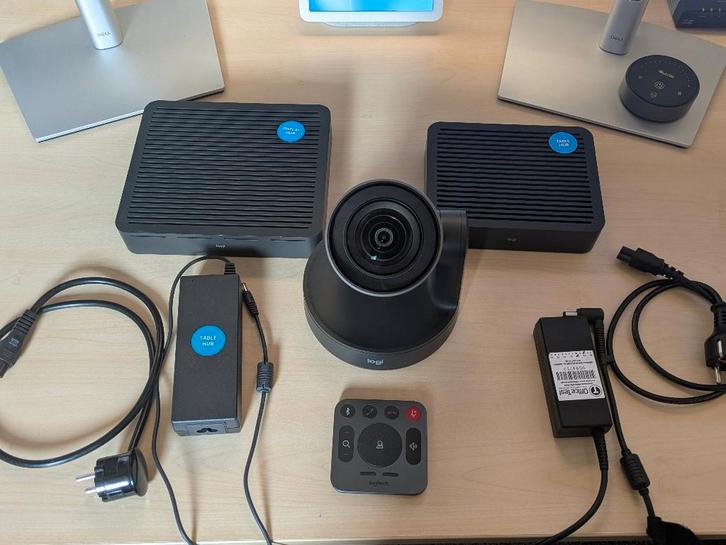 Logitech Conference Systeem Rally 4k set PTZ camera, Computers en Software, Webcams, Zo goed als nieuw, Bedraad, ChromeOS, MacOS