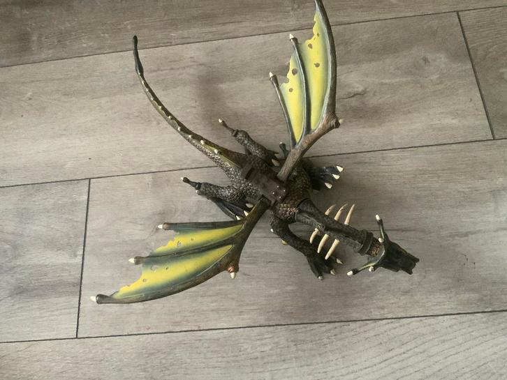 MegaBlocks Grote Groene Draak - Mega Blocks Megabloks, Kinderen en Baby's, Speelgoed | Bouwstenen, Zo goed als nieuw, Megabloks